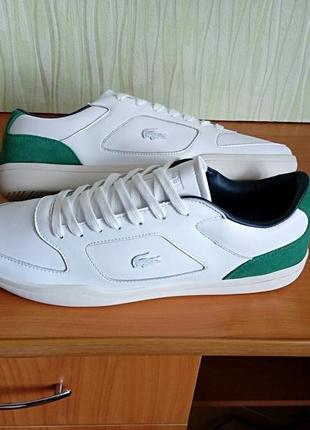 Кросівки  чоловічі шкіряні lacoste.