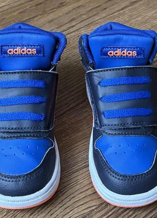 Adidas кроссовки высокие, хайтопы р.24 (15 см)