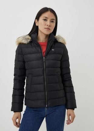 Пуховая куртка tommy hilfiger jeans пуховик оригинал пуффер