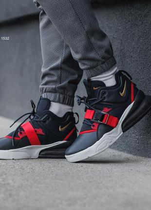 Кроссовки мужские 40-45 Nike Air Max LeBron VII 7 All-Black Everything 270 navy