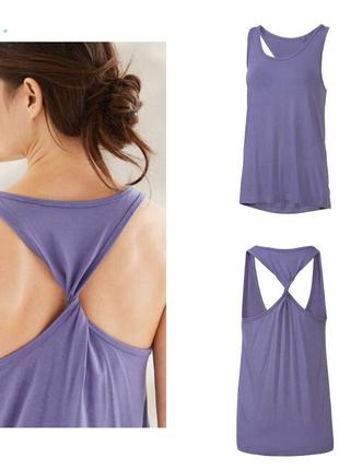 Спортивна майка з перекрученим вузлом для жінки crivit розмір наш 44-46(s 36-38 євро)