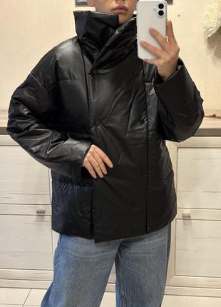 Новая кожаная куртка весна