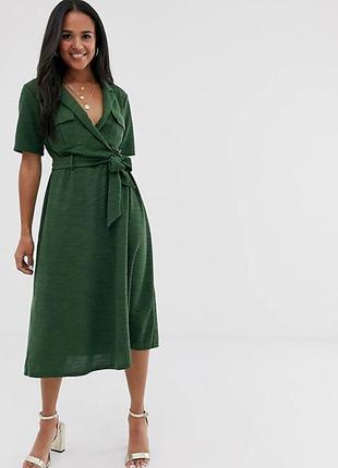 Платье рубашка хаки asos disign