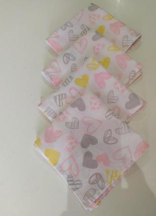 Носовi хустинки сердечка 30*30 см