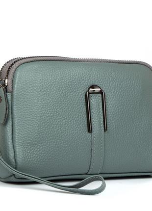 Сумка женская клатч кожа alex rai 88084 blue