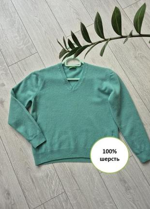 Жіночий шерстяний пуловер бренду united colors of benetton