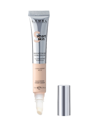 Консилер lamel make up smart skin brightening concealer silk cover smart shade 401 оттенок