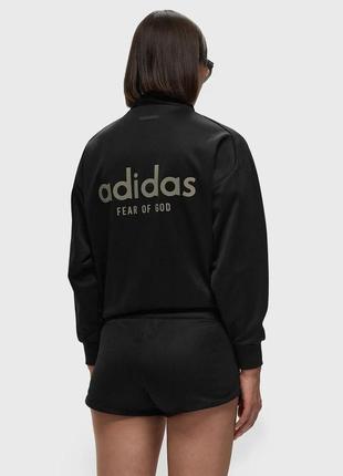 Кофта спортивная на замке ветровка толстовка олимпийка adidas fear of god