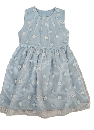 Фатиновое детское платье для девочки george 135-140 см голубой (250122062)