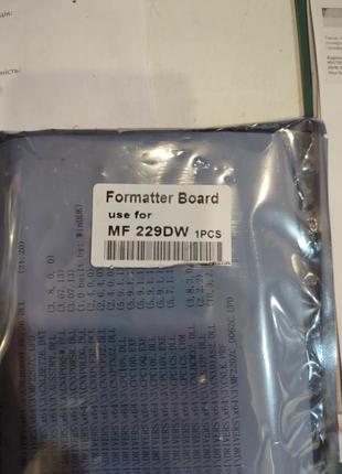 Плата форматера головна плата canon mf229dw нова робоча перевірена
