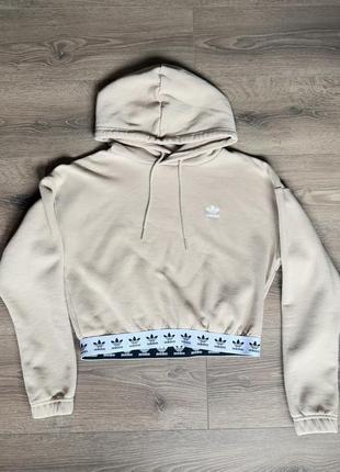 Жіноче укорочене худі adidas оригінал