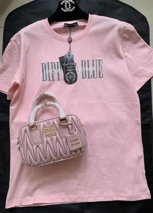 Футболка chrome hearts в розовом цвете, хлопок в наличии