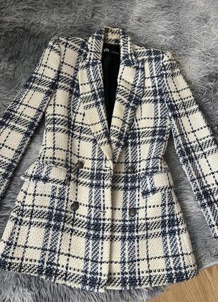 Твідовий жакет zara