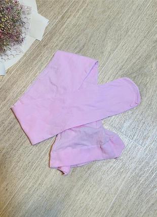 Дитячі капронові колготи для дівчинки 92 см та 128 см рожевому кольорі