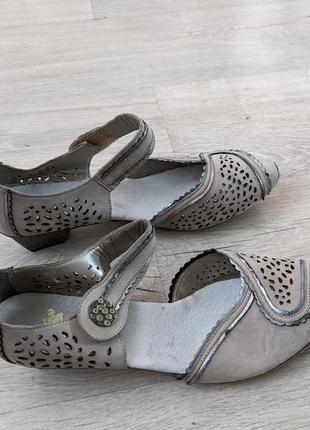Кожаные туфли rieker antistres 41 -42