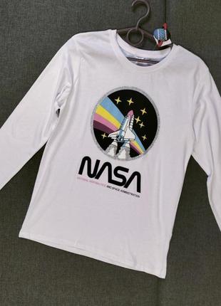 Стильный детский лонгслив, актуальный принт