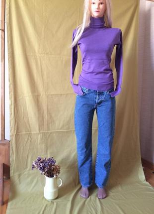 Жіночий бузковий  гольф водолазка