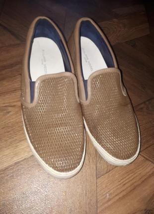 Мужские модные мокасины фирменные фактурные новые philippe model paris 42 размер.
