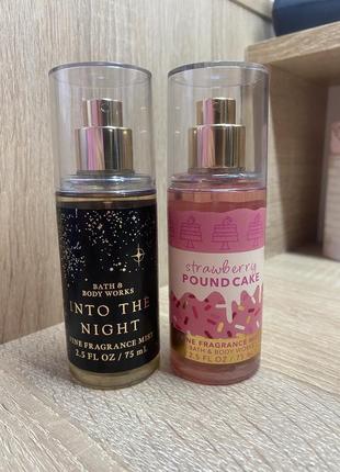 Спреї bath&body works