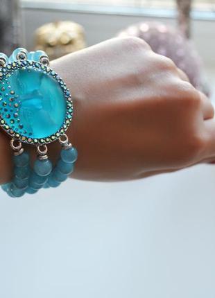 Роскошный браслет луна луноликая  moon face kirks folly