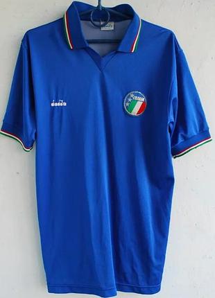 Футболка футбольная italy diadora