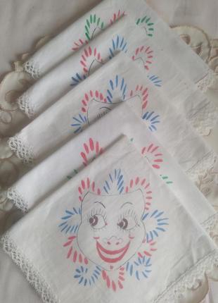 Салфетки  хлопок,5 шт