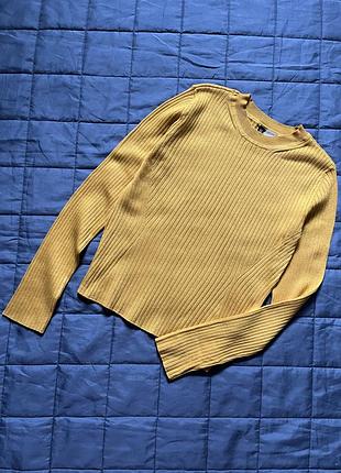 Красива легка кофта в рубчик гольф h&amp;m