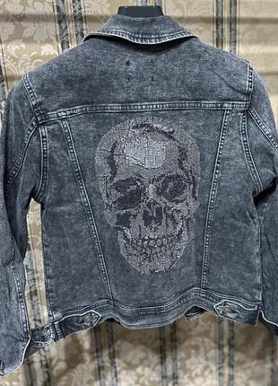 Джинсова куртка,пиддак, джинсовці, люкс якість, стамбул, розмір