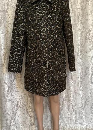 Леопардове пальто розміру м