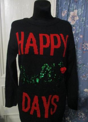 Свитер новогодний.разм 12 2