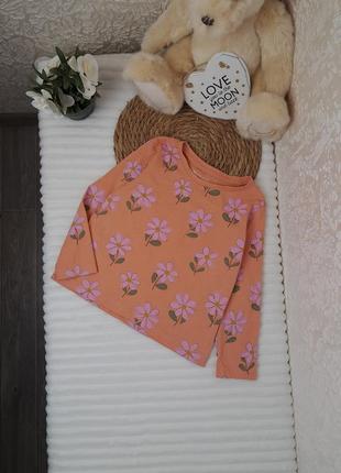 Лонгслив в цветы primark 4-5 лет