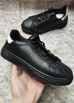 Женские черные кроссовки, 36-41рр