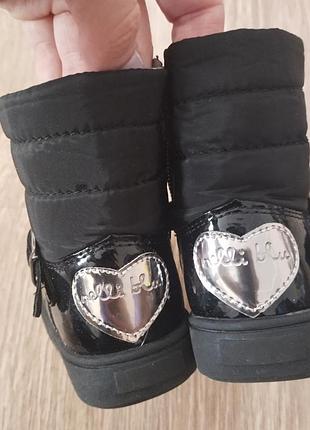 Черевики, чоботи для дівчинки 21р. демі 4