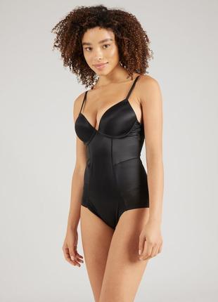 32e/70f чорний комбідрес боді утяжка корегуючий моделюючий від marks and spencer