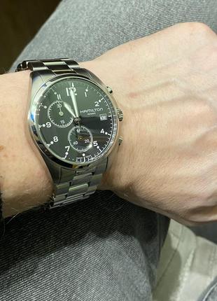 Годинник хронограф hamilton khaki aviation pilot (на гарантії)