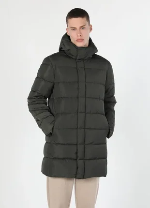 Чоловіча довга куртка colins cl1047519 s пальто парка зима весна осінь zara