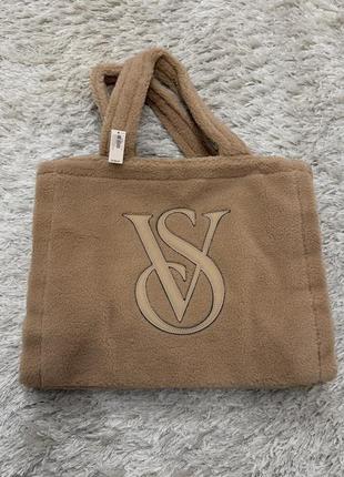 Сумка шопер тедді колір мокко нова