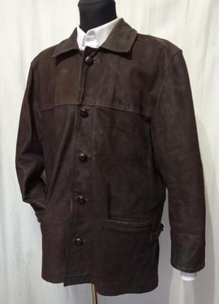 Куртка кожаная мужская, р xl.