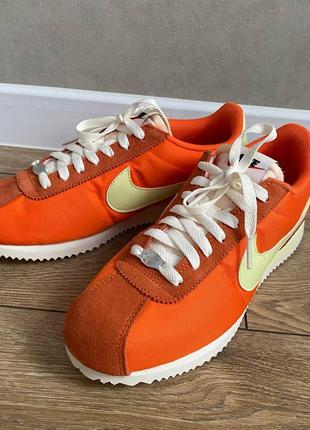 Оригинальный nike cortez Флорин w orange новые оранжевые 26 см