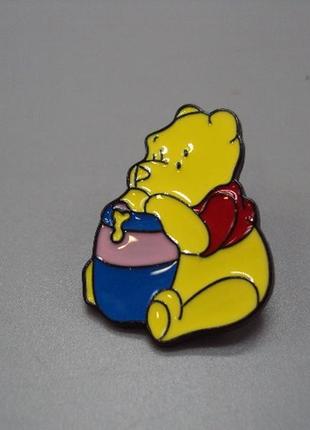 Значок пин мультфильм приключения винни пуха disney мишка винни пух и мед десней знак брошка No18474