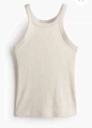 Стильная бежевая майка от h&m