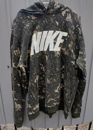 Чоловіча кофта толстовка nike на флісі.
