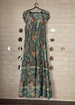 Платье макси-платье 48 50 52 стильное летнее
