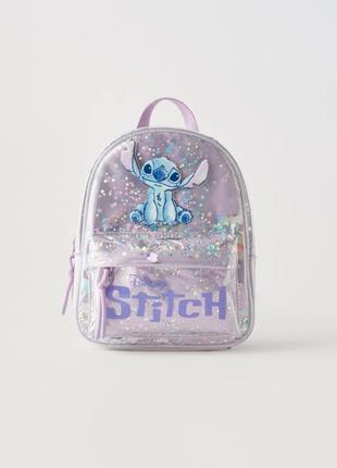 Рюкзак детский zara kids lilo и stitch лиловый