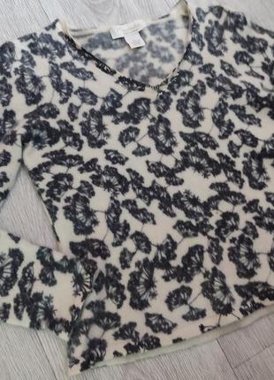 Кашемировая невероятно мягкая кофточка в одуванчике.