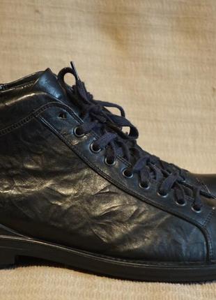 Добротні чорні шкіряні черевики hotic турція 42 р. ( 28,5 см.)