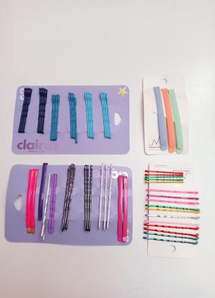 Набор разноцветных невидимок