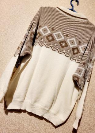 Красивый джемпер с орнаментом 4