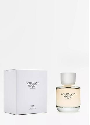 Парфумована жіноча вода zara gourmand addict 90 ml. испания.