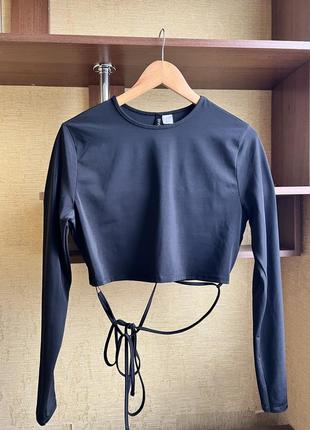 Кофта з завʼязками h&m
